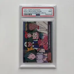2001 Topps Pokemon Johto “The Most Beautiful Pokemon” Foil Screen Snap #12 PSA 9 - Image 1