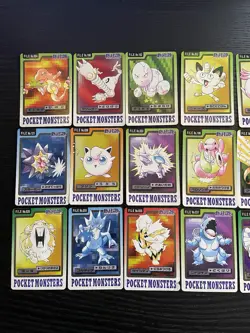 (HP) Pokemon Carddass 1997 & 1996 Lot Set of 21 cards Charmander Squirtle etc. - Image 2