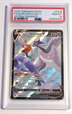 2022 Pokemon SWSH FA/GLRN.ARTICUNO V Astral Radiannce PSA 10 #TG16 GEM MT - Image 1