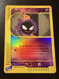 Gastly 109/165 Expedition Base Set Reverse Holo - Pokemon Vintage TCG - (LP+) - Image 1