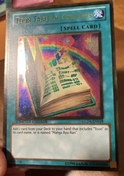 Yugioh! LP Toon Table of Contents - GLD4-EN039 - DASA-EN043 - Image 5