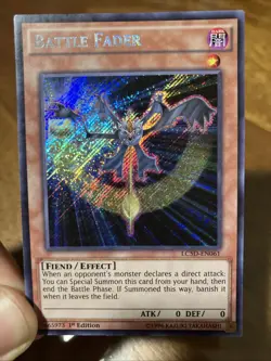 Yugioh Battle Fader LC5D-EN061 Secret Rare 1st Ed - Image 1