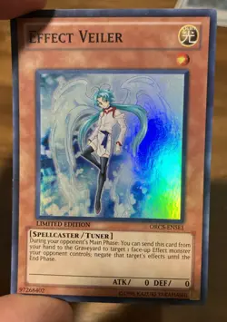 YUGIOH-3x- Effect Veiler - ORCS-ENSE1 - Super Rare - Limited Edition (PLAYSET) - Image 5