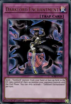 Darklord Enchantment - Ultra Rare 1st Edition BLRR-EN103 - NM - YuGiOh - Image 1