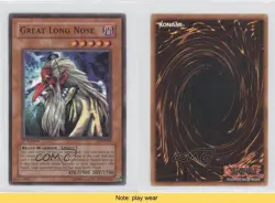 Great Long Nose 1st Ed. YuGiOh Legacy of Darkness #LOD-068 2003 READ 0b3 - Image 3