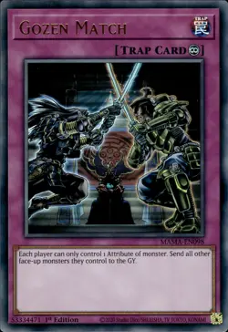 Gozen Match - Ultra Rare 1st Edition MAMA-EN098 - NM - YuGiOh - Image 1