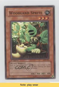 Woodland Sprite 1st Ed. YuGiOh Legacy of Darkness #LOD-061 2003 READ 1a1 - Image 1