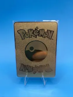 Charizard GX Rainbow Gold Metal Card Collectible Gift/Display - Image 2