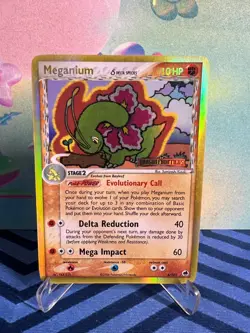 Meganium 4/101 Reverse Holo - Ex Dragon Frontiers #4 Mid Era Pokemon Card - LP - Image 1