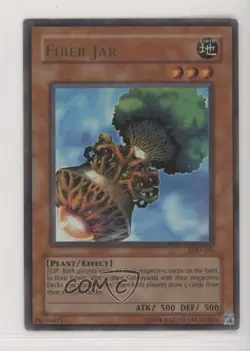 Fiber Jar 1st Ed. YuGiOh Legacy of Darkness #LOD-056 2003 u3f - Image 1