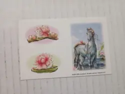 Bella Sara Treasures Lien Sticker Card #5/10 TCG CCG Horse Trading Card Game - Image 1