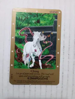 Bella Sara TCG Gold Second Series Chung 10/97 Regular Common Horse Card 2007 - Image 1