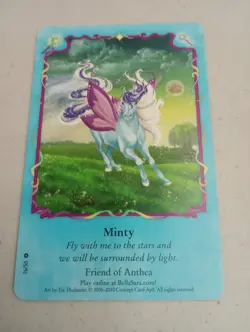Bella Sara Moonfairies Minty 16/55 Friend Of Anthea Regular Common Horse Card - Image 1