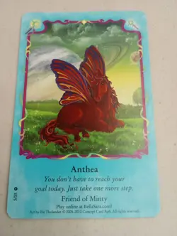 Bella Sara Moonfairies Anthea 5/55 Friend Of Minty Regular Common Horse Card - Image 1