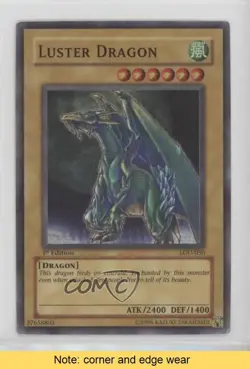 Luster Dragon #2 1st Ed. YuGiOh Legacy of Darkness #LOD-050 2003 READ 0c6 - Image 1