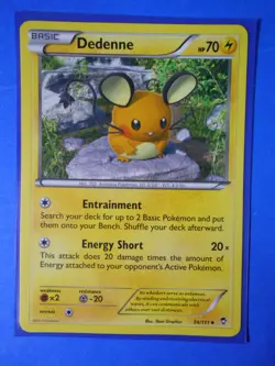 Dedenne 34/111 Pokemon card XY Furious Fists uncommon NM - Image 1