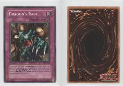 Dragon's Rage 1st Ed. YuGiOh Legacy of Darkness #LOD-048 2003 0b5 - Image 3