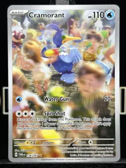 Cramorant 176/167 Illustration Rare 2024 Twilight Masquerade Pokemon Card NM - Image 3