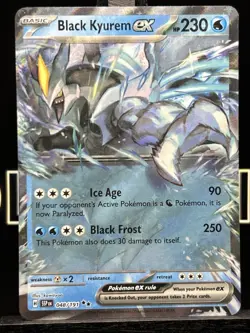 Pokemon TCG Black Kyurem Ex-048/191 Double Rare Holo Card Surging Sparks NM - Image 3