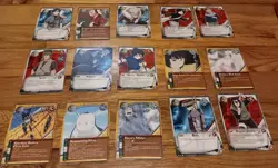 Naruto Card CCG Lot 2002 Lot Of 22 Cards Heavily Played - Image 2