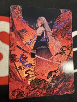 MTG - FIN - Nibelheim Aflame Art Card Gold Signature - Image 1