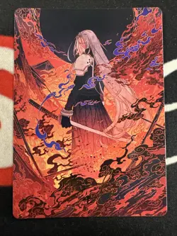 MTG - FIN - Nibelheim Aflame Art Card Gold Signature - Image 2