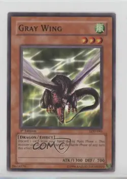 Gray Wing 1st Ed. YuGiOh Legacy of Darkness #LOD-041 2003 06ak - Image 1