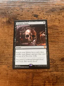 Magic the Gathering Vampiric Tutor Black Instant Card - Image 2