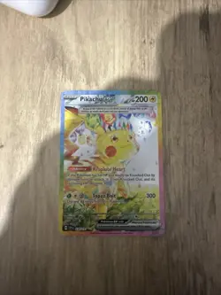 Pikachu ex 238/191 SIR Surging Sparks Alt Art Pokemon Card - Image 3