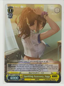 Sparkling Accessory, Naga Super Rare Weiss Card NIK/S117-E022S SR NIKKE - Image 1