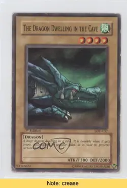 The Dragon Dwelling in Cave 1st Ed. YuGiOh Legacy of Darkness #LOD-037 READ 3y7 - Image 1