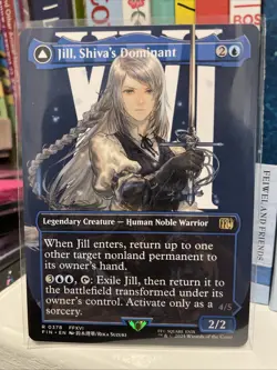 Jill, Shiva's Dominant Borderless - FIN 0378 NM - MTG Magic - Image 1