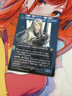 Jill, Shiva's Dominant Borderless - FIN 0378 NM - MTG Magic - Image 3