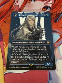 Jill, Shiva's Dominant Borderless - FIN 0378 NM - MTG Magic - Image 4