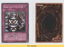 Ready for Intercepting 1st Ed. YuGiOh Legacy of Darkness #LOD-031 2003 READ 0b2 - Image 3