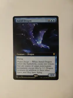 MtG Commander Legends 2 Extended Astral Dragon 613 M/NM Flat Ship VCT123889 - Image 1