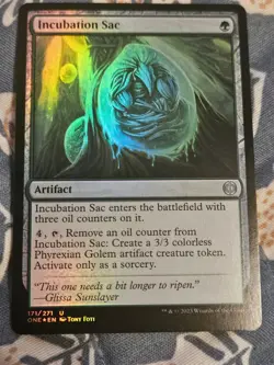 Incubation Sac FOIL Phyrexia All Will Be One MTG Magic - Image 1