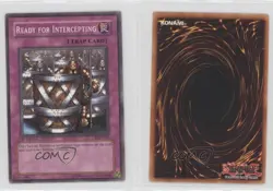 Ready for Intercepting 1st Ed. YuGiOh Legacy of Darkness #LOD-031 2003 0b2 - Image 3