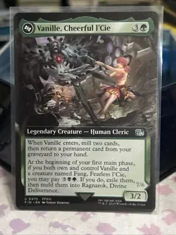 Vanille, Cheerful l'Cie (Extended Art) #475 (NM) Final Fantasy FIN Magic MTG - Image 1
