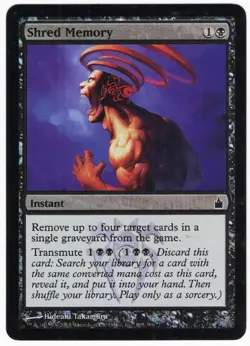Shred Memory 2005 Ravnica: City of Guilds FOIL Black Common Instant MTG NM AZ2 - Image 1