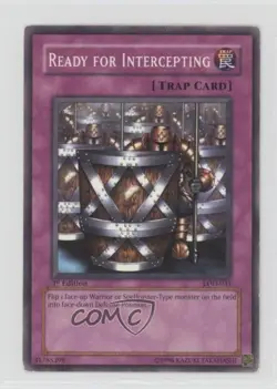 Ready for Intercepting 1st Ed. YuGiOh Legacy of Darkness #LOD-031 2003 06ak - Image 1