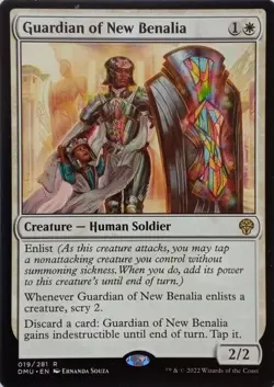 019/281 GUARDIAN OF NEW BENALIA RARE DOMINARIA UNITED MTG CARD - Image 1