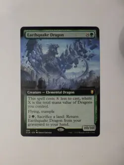 MtG Commander Legends 2 Extended Earthquake Dragon 588 M/NM Flat Ship VCT123887 - Image 1