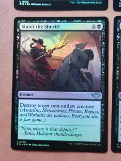 4x Shoot the Sheriff FOIL **NEAR MINT** **UNPLAYED** MTG - Image 5