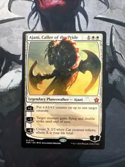 x1 Ajani, Caller of the Pride FDN Foundations MTG 134 MYTHIC M/NM 1x - Image 1