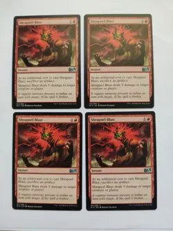 Shrapnel Blast x 4 Core Set 2015 (M15) Regular Playset MTG - Image 1