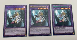 DARK MAGICIAN GIRL THE DRAGON KNIGHT (Original ART) x3 DLCS-EN006 YUGIOH! SET - Image 1