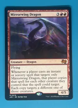Mtg Mirrorwing Dragon Foundations Jumpstart Regular - Image 1