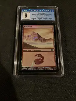 MOUNTAIN 8th Edition Foil CGC MTG - Image 1