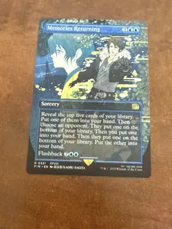DDcards 🇨🇦 Mtg Magic The Gathering Final Fantasy Borderless Memories Returning - Image 1